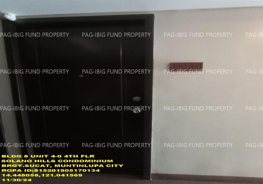 30 sq m condo unit at Solano Hills Phase 2 (Bldg 8), Muntinlupa — photo 1 of 1