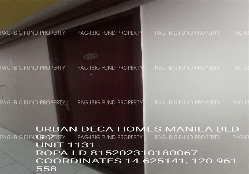 22.95 sq m condo unit at Urban Deca Homes Manila, Manila — photo 1 of 1