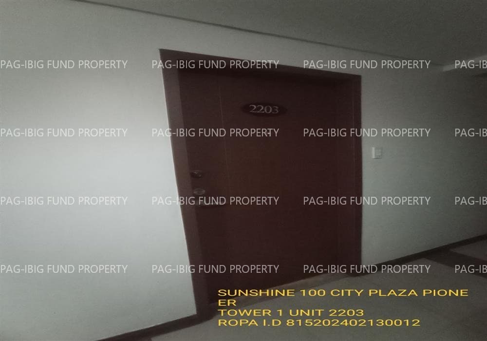 24.5 sq m condo unit at Sunshine 100 City Plaza - Pioneer Tower 1, Mandaluyong — photo 1 of 1