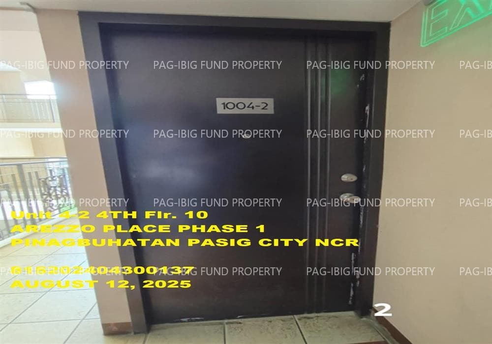 30.6 sq m condo unit at Arezzo Place Phase 1, Pasig — photo 1 of 1