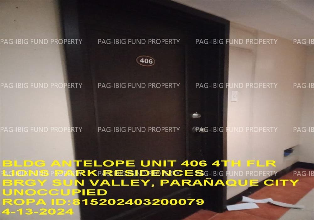 30 sq m condo unit at Lions Park Residences, Parañaque — photo 1 of 1